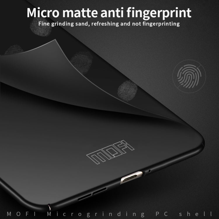 For OnePlus 9R MOFI Frosted PC Ultra-thin Hard Case(Black) - OnePlus Cases by MOFI | Online Shopping South Africa | PMC Jewellery