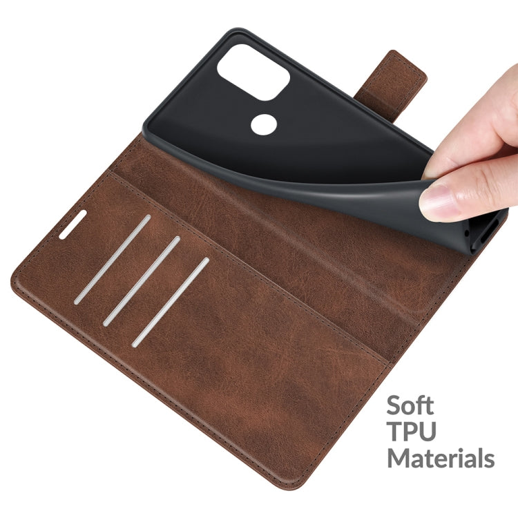 For Blackview A70 Retro Calf Pattern Buckle Horizontal Flip Leather Case with Holder & Card Slots & Wallet(Dark Brown) - More Brand by PMC TechLife | Online Shopping South Africa | PMC TechLife | Buy Now Pay Later Mobicred