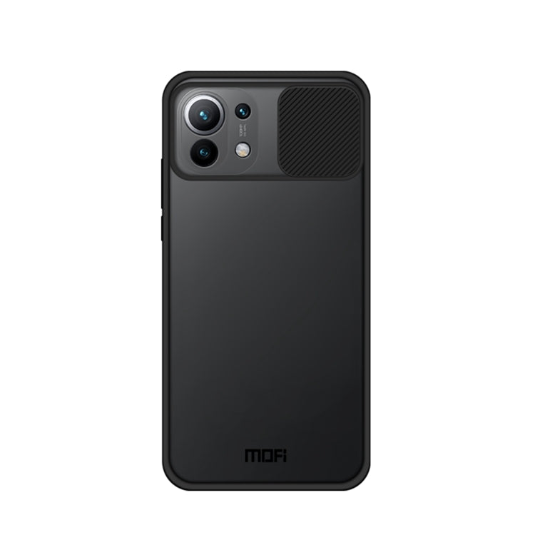 For Xiaomi Mi 11 MOFI Xing Dun Series Translucent Frosted PC + TPU Privacy Anti-glare Shockproof All-inclusive Protective Case(Black) - Xiaomi Cases by MOFI | Online Shopping South Africa | PMC Jewellery