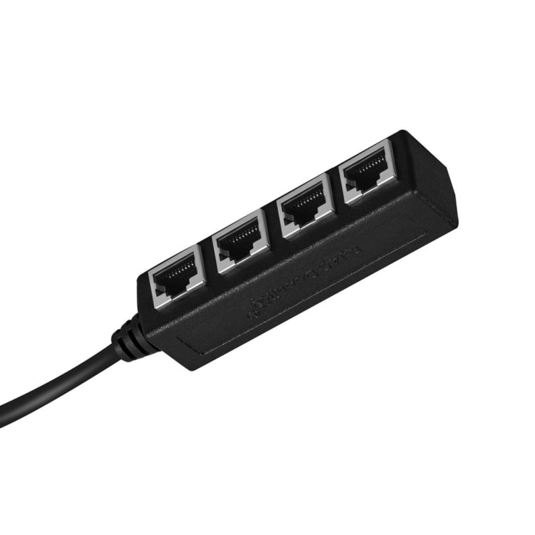 1 Male to 4 Female LAN Ethernet Cable Adapter Ethernet Splitter - Network Hubs by PMC Jewellery | Online Shopping South Africa | PMC Jewellery | Buy Now Pay Later Mobicred