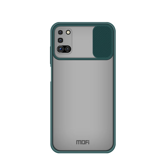 For Samsung Galaxy A03s 164mm MOFI Xing Dun Series Translucent Frosted PC + TPU Privacy Anti-glare Shockproof All-inclusive Protective Case(Green) - Galaxy Phone Cases by MOFI | Online Shopping South Africa | PMC Jewellery