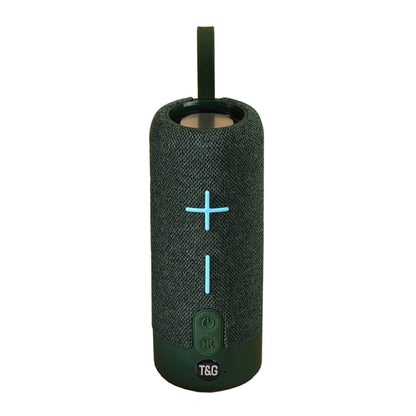 T&G TG619 Portable Bluetooth Wireless Speaker Waterproof Outdoor Bass Subwoofer Support AUX TF USB(Green) - Desktop Speaker by T&G | Online Shopping South Africa | PMC Jewellery | Buy Now Pay Later Mobicred