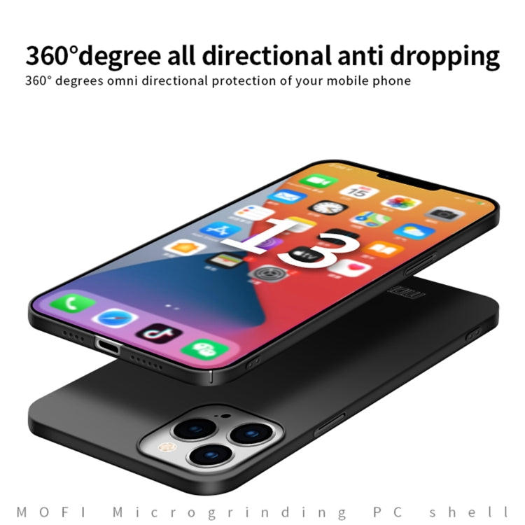 For iPhone 13 Pro Max  MOFI Frosted PC Ultra-thin Hard Case(Gold) - iPhone 13 Pro Max Cases by MOFI | Online Shopping South Africa | PMC TechLife | Buy Now Pay Later Mobicred