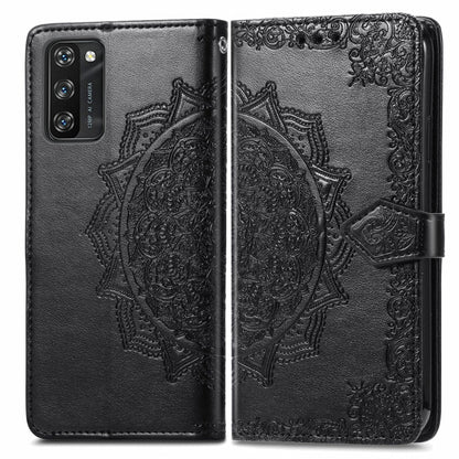 For Blackview A100 Mandala Embossing Pattern Horizontal Flip Leather Case with Holder & Card Slots & Wallet & Lanyard(Black) - More Brand by PMC Jewellery | Online Shopping South Africa | PMC Jewellery | Buy Now Pay Later Mobicred