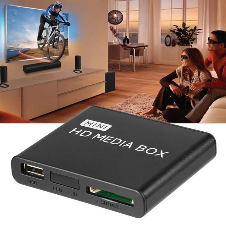 X9 Mini HD HDD Multimedia Player 4K Video Loop USB External Media Player AD Player(US Plug) - Multimedia Player by PMC Jewellery | Online Shopping South Africa | PMC Jewellery | Buy Now Pay Later Mobicred