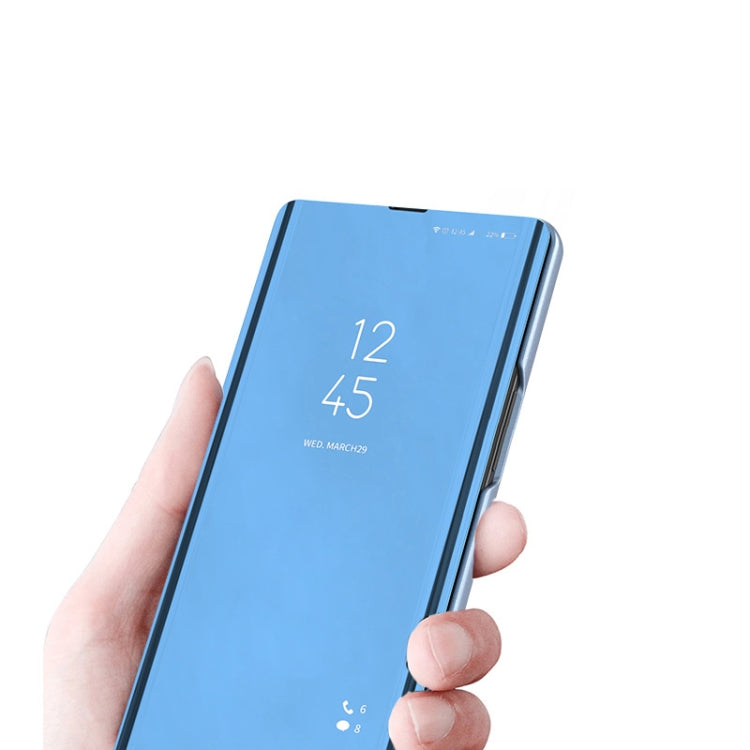 For Xiaomi Mi 11T / 11T Pro Plated Mirror Horizontal Flip Leather Case with Holder(Silver) - Xiaomi Cases by PMC TechLife | Online Shopping South Africa | PMC TechLife