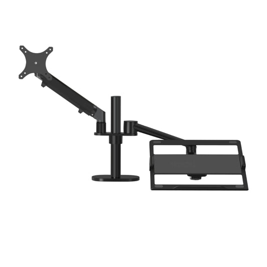 OL-3S Aluminum Height Adjustable Desktop Computer Stand for 17-32 inch and 12-17 inch Monitor(Black) - Laptop Stand by PMC Jewellery | Online Shopping South Africa | PMC Jewellery | Buy Now Pay Later Mobicred