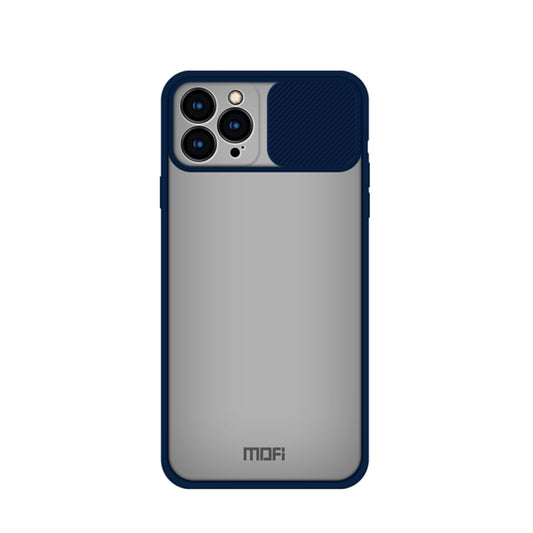 For iPhone 13 Pro Max MOFI Translucent Frosted PC + TPU Phone Case(Blue) - iPhone 13 Cases by MOFI | Online Shopping South Africa | PMC Jewellery