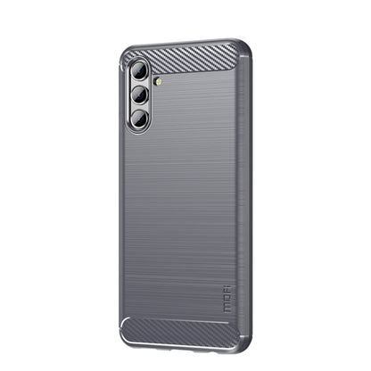 For Samsung Galaxy A13 5G MOFI Gentleness Series Brushed Texture Carbon Fiber Soft TPU Case(Gray) - Galaxy Phone Cases by MOFI | Online Shopping South Africa | PMC Jewellery | Buy Now Pay Later Mobicred