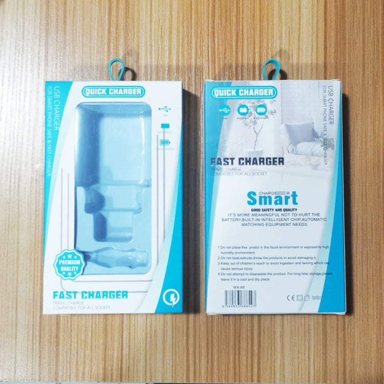 PD03 20W Type-C + QC3.0 USB Charger with Indicator Light, EU Plug(White) - free shipping - PMC Jewellery - Order now!