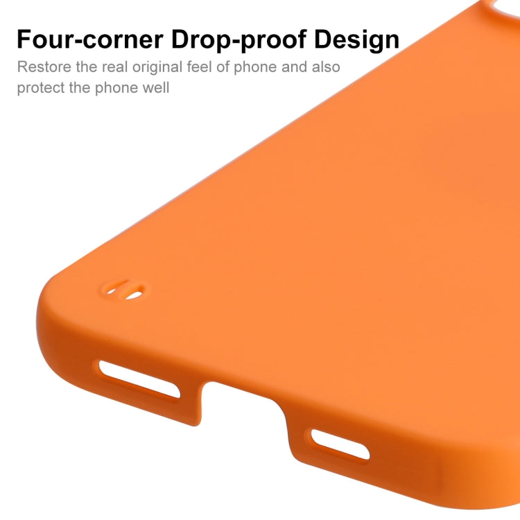 For iPhone 12 Pro Max ENKAY Matte Frameless Hard PC Case(Orange) - free shipping - PMC Jewellery - Order now!