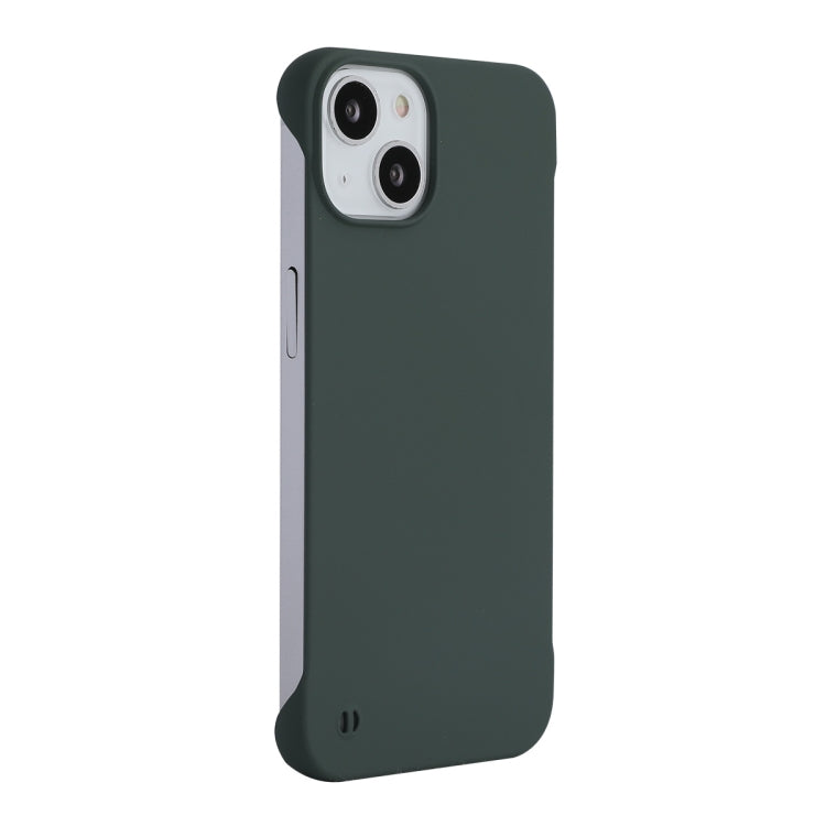 For iPhone 13 ENKAY Matte Frameless PC Phone Case(Dark Green) - iPhone 13 Cases by ENKAY | Online Shopping South Africa | PMC Jewellery | Buy Now Pay Later Mobicred