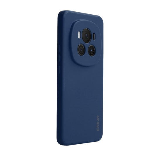 For Honor Magic6 ENKAY Liquid Silicone Soft Shockproof Phone Case(Dark Blue) - Honor Cases by ENKAY | Online Shopping South Africa | PMC Jewellery | Buy Now Pay Later Mobicred