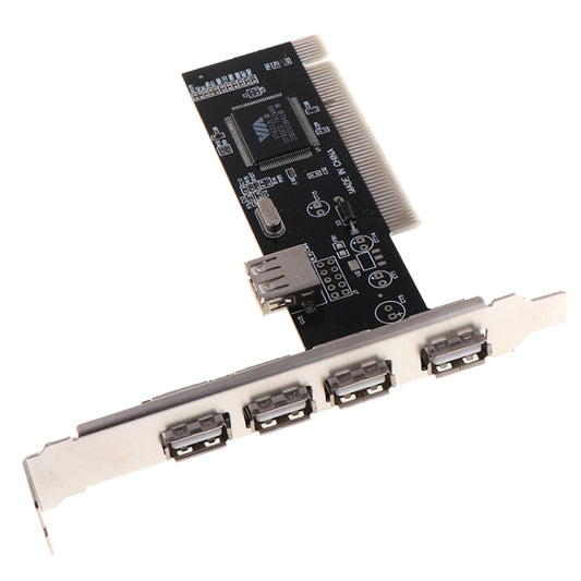 480Mbps High Speed USB 2.0 PCI HUB Controller Card Adapter - Add-on Cards by PMC Jewellery | Online Shopping South Africa | PMC Jewellery | Buy Now Pay Later Mobicred