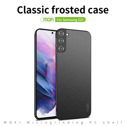 For Samsung Galaxy S21 5G MOFI Fandun Series Frosted Ultra-thin PC Hard Phone Case(Black) - Galaxy S21 5G Cases by MOFI | Online Shopping South Africa | PMC Jewellery