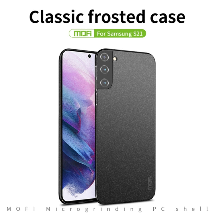 For Samsung Galaxy S21 5G MOFI Fandun Series Frosted Ultra-thin PC Hard Phone Case(Grey) - Galaxy S21 5G Cases by MOFI | Online Shopping South Africa | PMC Jewellery