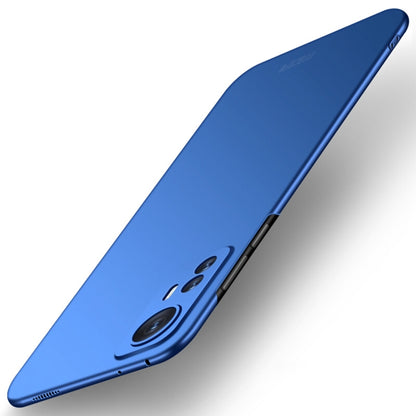 For Xiaomi 12 / 12X MOFI Frosted PC Ultra-thin Hard Phone Case(Blue) - Xiaomi Cases by MOFI | Online Shopping South Africa | PMC Jewellery | Buy Now Pay Later Mobicred