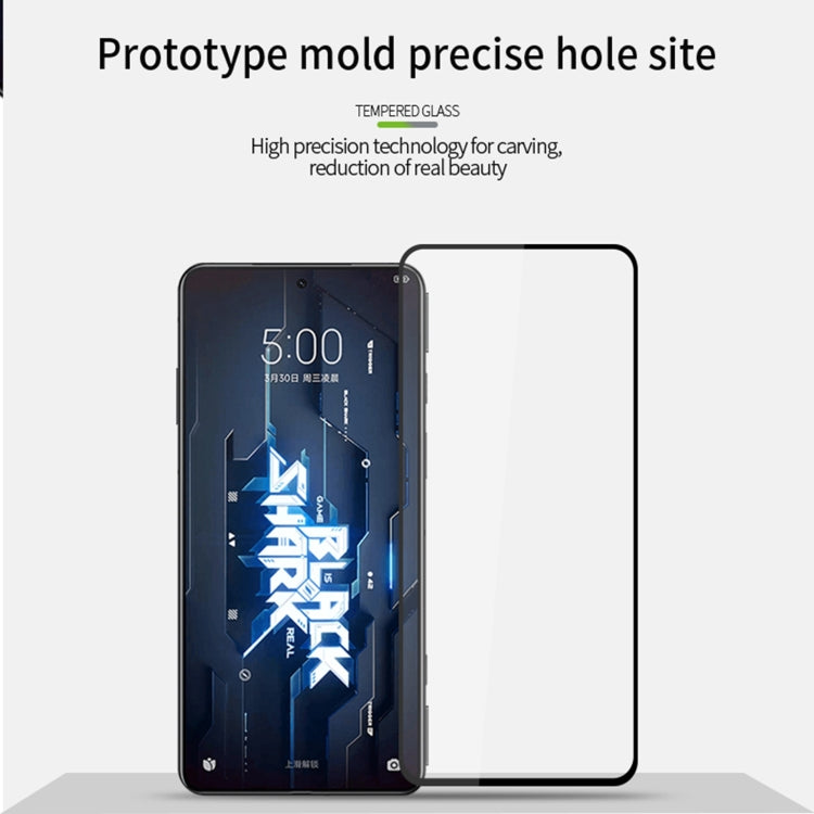 For Xiaomi Black Shark 5 / 5 Pro MOFI 9H 2.5D Full Screen Tempered Glass Film(Black) -  by MOFI | Online Shopping South Africa | PMC Jewellery