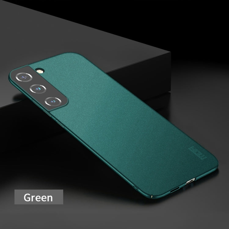 For Samsung Galaxy S22+ 5G MOFI Fandun Series Frosted Ultra-thin PC Hard Phone Case(Green) - Galaxy S22+ 5G Cases by MOFI | Online Shopping South Africa | PMC Jewellery