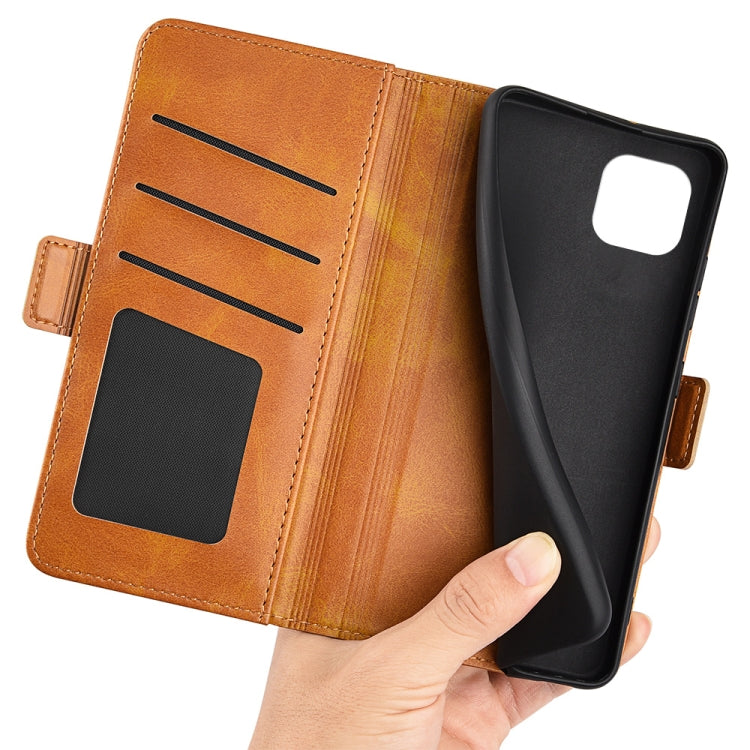 For Blackview A95 Dual-side Magnetic Buckle Leather Phone Case(Yellow) - More Brand by PMC TechLife | Online Shopping South Africa | PMC TechLife | Buy Now Pay Later Mobicred