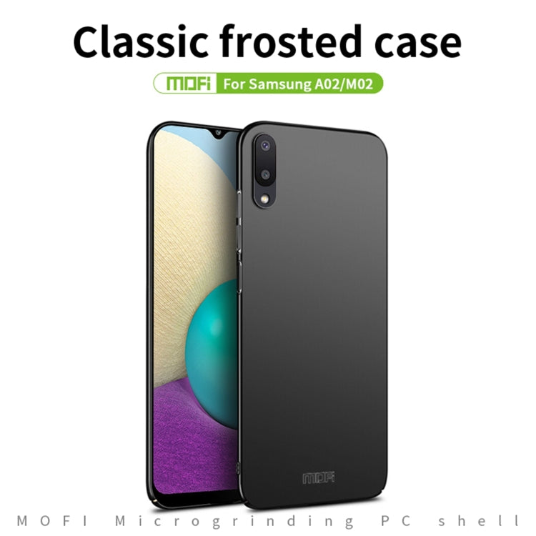 For Samsung Galaxy A02 / M02 MOFI Frosted PC Ultra-thin Hard Phone Case(Gold) - Galaxy Phone Cases by MOFI | Online Shopping South Africa | PMC Jewellery