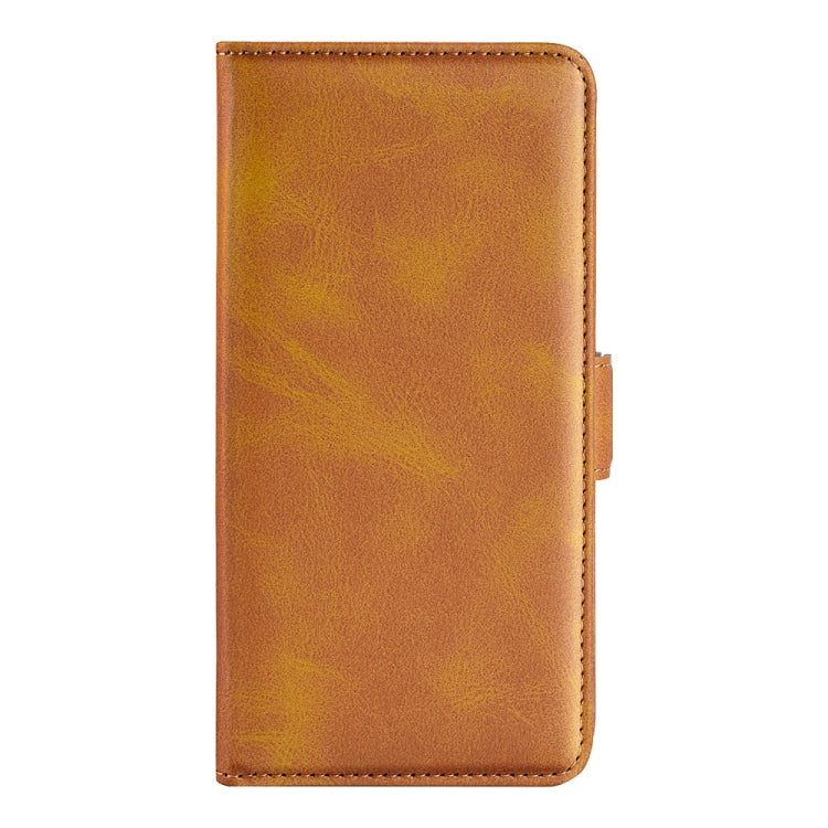 For Ulefone note 10 Dual-side Magnetic Buckle Leather Phone Case(Yellow) - Ulefone Cases by PMC Jewellery | Online Shopping South Africa | PMC Jewellery | Buy Now Pay Later Mobicred