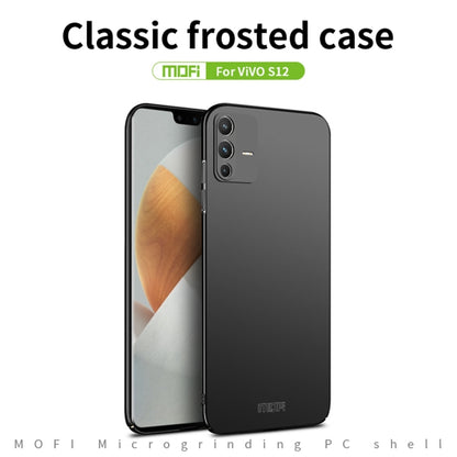 For vivo V23 5G / S12 MOFI Frosted PC Ultra-thin Hard Case(Red) - vivo Cases by MOFI | Online Shopping South Africa | PMC Jewellery