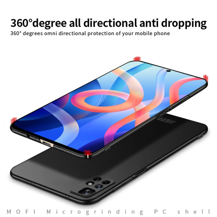 For Redmi Note 11 5G / Note11S 5G / Poco M4 Pro 5G MOFI Frosted PC Ultra-thin Hard  Phone Case(Red) - Xiaomi Cases by MOFI | Online Shopping South Africa | PMC Jewellery