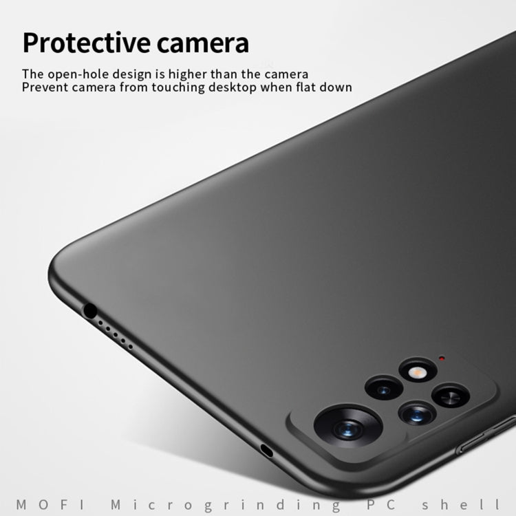 For Xiaomi Redmi Note 11 Pro Global MOFI Frosted PC Ultra-thin Hard  Phone Case(Black) - Xiaomi Cases by MOFI | Online Shopping South Africa | PMC Jewellery