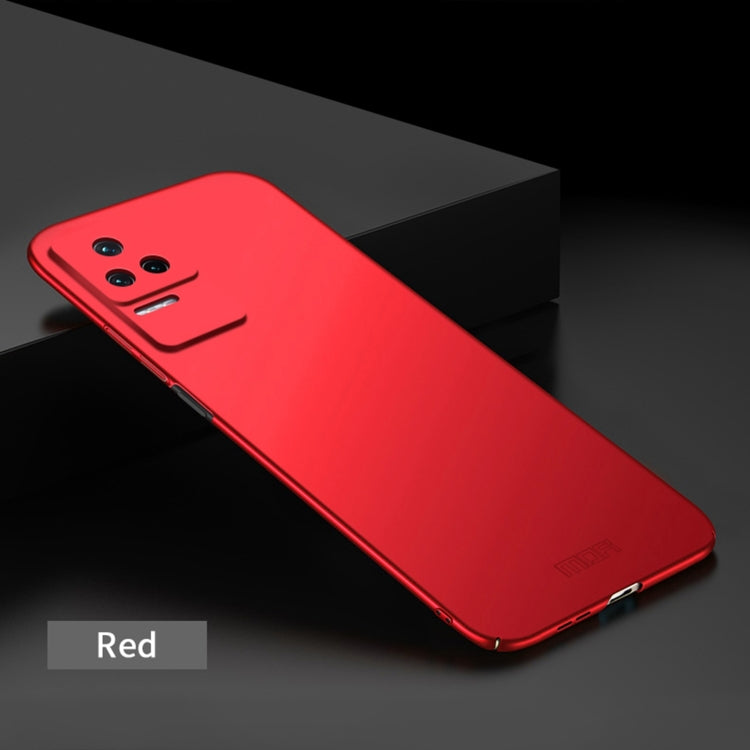 For Xiaomi Redmi K40S MOFI Frosted PC Ultra-thin Hard  Phone Case(Red) - Xiaomi Cases by MOFI | Online Shopping South Africa | PMC TechLife | Buy Now Pay Later Mobicred