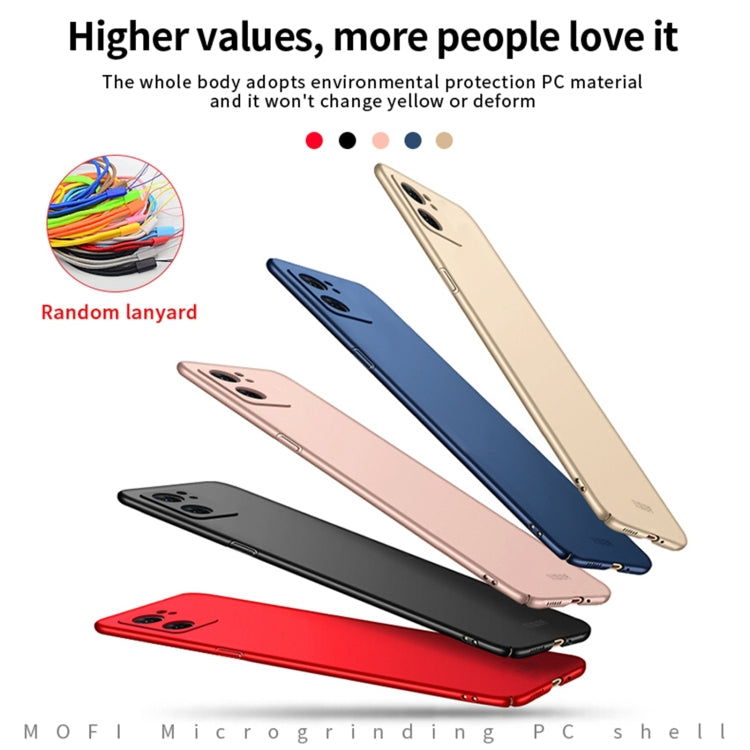 For OPPO Reno7 SE MOFI Frosted PC Ultra-thin Hard Case(Blue) - free shipping - PMC TechLife - Order now!