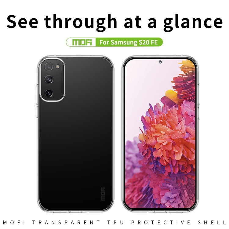 For Samsung Galaxy S20 FE / S20 FE 2022 MOFI Ming Series Ultra-thin TPU Phone Case(Transparent) - Galaxy S20 FE Cases by MOFI | Online Shopping South Africa | PMC Jewellery