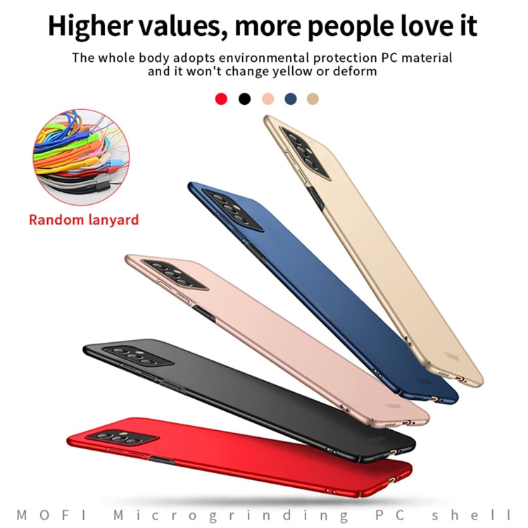 For Samsung Galaxy M52 5G MOFI Frosted PC Ultra-thin Hard Case(Blue) - free shipping - PMC TechLife - Order now!