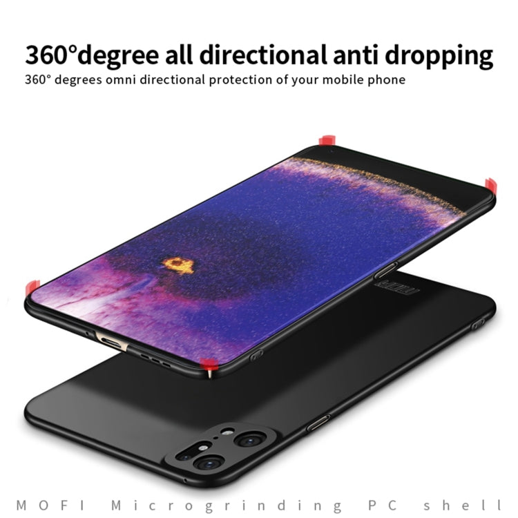 For OPPO Find X5 Pro MOFI Frosted PC Ultra-thin Hard Case(Blue) -  by MOFI | Online Shopping South Africa | PMC Jewellery