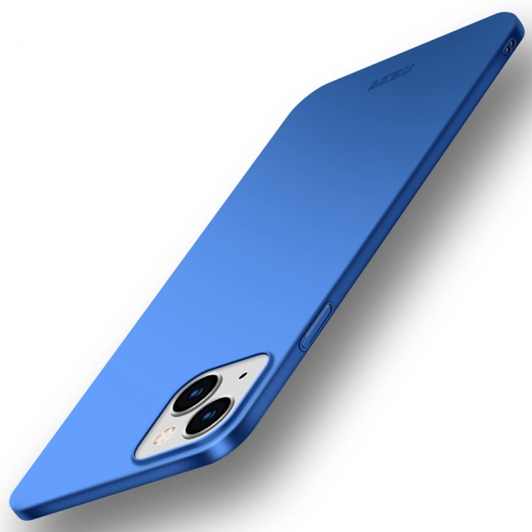 For iPhone 14 MOFI Frosted PC Ultra-thin Hard Case (Blue) - free shipping - PMC TechLife - Order now!