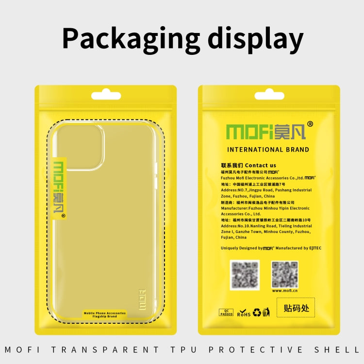 For iPhone 13 mini MOFI Ming Series Ultra-thin TPU Phone Case (Transparent) - iPhone 13 mini Cases by MOFI | Online Shopping South Africa | PMC TechLife