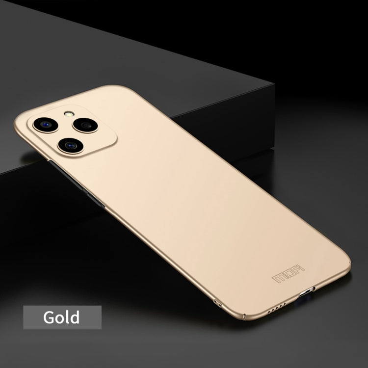 For Honor 60 SE MOFI Frosted PC Ultra-thin Hard Case(Gold) - Honor Cases by MOFI | Online Shopping South Africa | PMC Jewellery