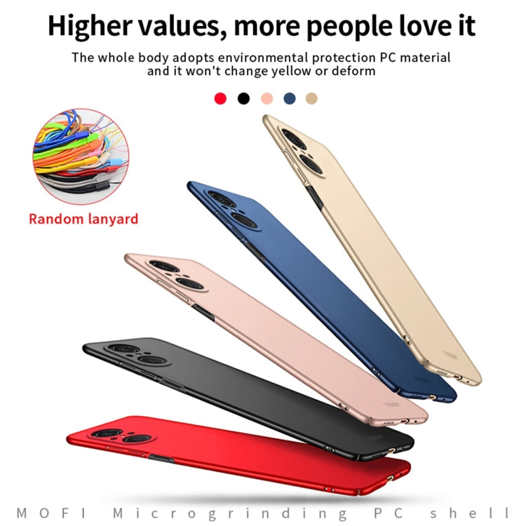 For Huawei Nova9 SE MOFI Frosted PC Ultra-thin Hard Case(Red) - Huawei Cases by MOFI | Online Shopping South Africa | PMC TechLife