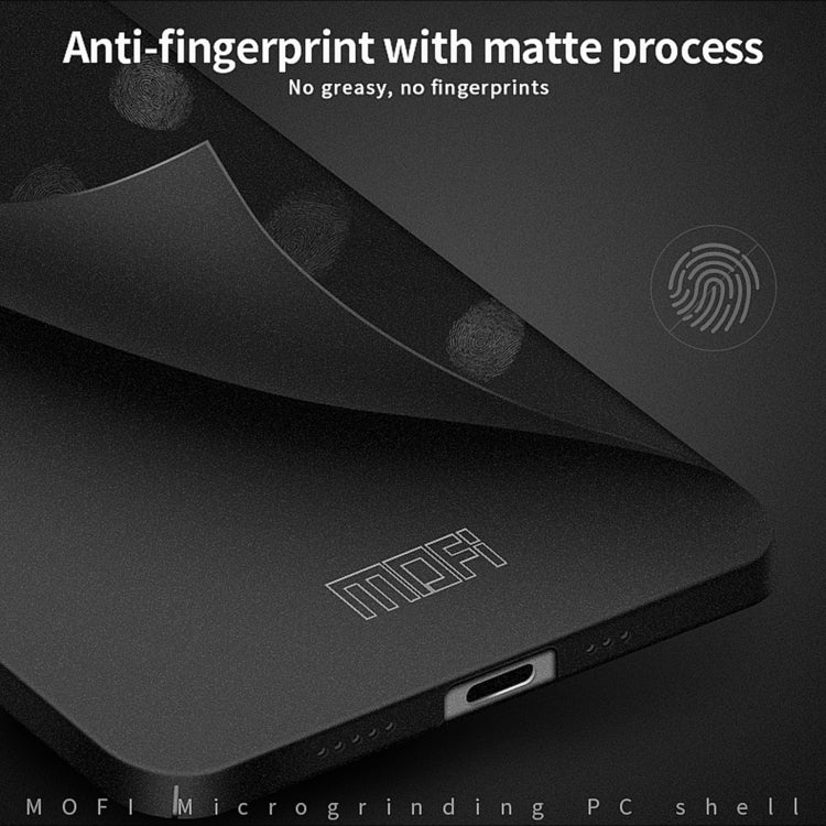 For iPhone 14 MOFI Fandun Series Frosted PC Ultra-thin Phone Case(Gray) - iPhone 14 Cases by MOFI | Online Shopping South Africa | PMC TechLife | Buy Now Pay Later Mobicred