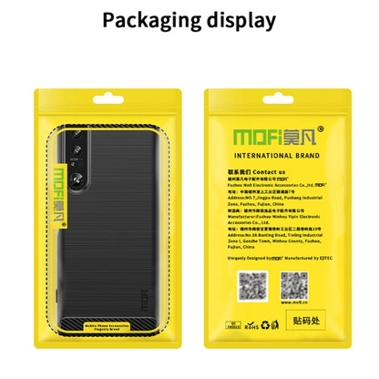 For Nokia G11 / G21 MOFI Gentleness Series Brushed Texture Carbon Fiber Soft TPU Case(Black) - Nokia Cases by MOFI | Online Shopping South Africa | PMC Jewellery