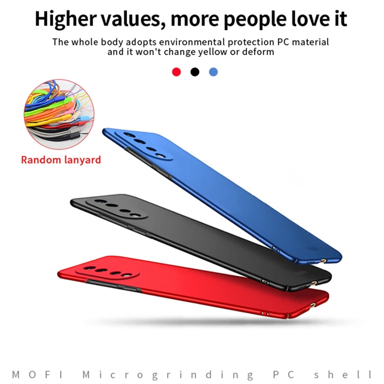For Honor 70 MOFI Frosted PC Ultra-thin Hard Case(Red) - Honor Cases by MOFI | Online Shopping South Africa | PMC TechLife | Buy Now Pay Later Mobicred
