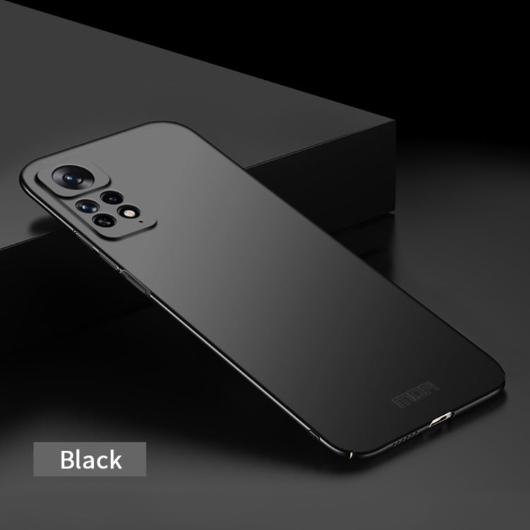 For Xiaomi Redmi Note 11E Pro MOFI Frosted PC Ultra-thin Hard Case(Black) - Xiaomi Cases by MOFI | Online Shopping South Africa | PMC TechLife | Buy Now Pay Later Mobicred