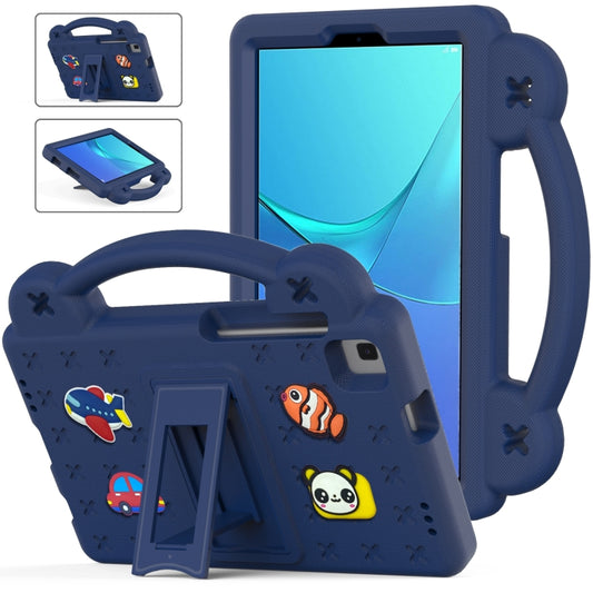 For Huawei MediaPad M5 8.4 Handle Kickstand Children EVA Shockproof Tablet Case(Navy Blue) - Huawei by PMC Jewellery | Online Shopping South Africa | PMC Jewellery | Buy Now Pay Later Mobicred