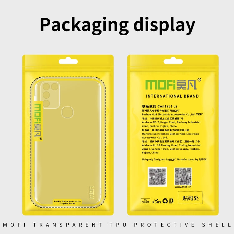 For Infinix Hot 12i MOFI Ming Series Ultra-thin TPU Phone Case(Transparent) - Infinix Cases by MOFI | Online Shopping South Africa | PMC Jewellery