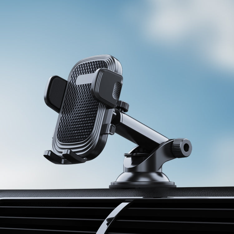 A190+X33 Car Phone Holder Dashboard Sucker Mount Telescopic Long Arm Stand - Universal Car Holders by PMC TechLife | Online Shopping South Africa | PMC TechLife | Buy Now Pay Later Mobicred