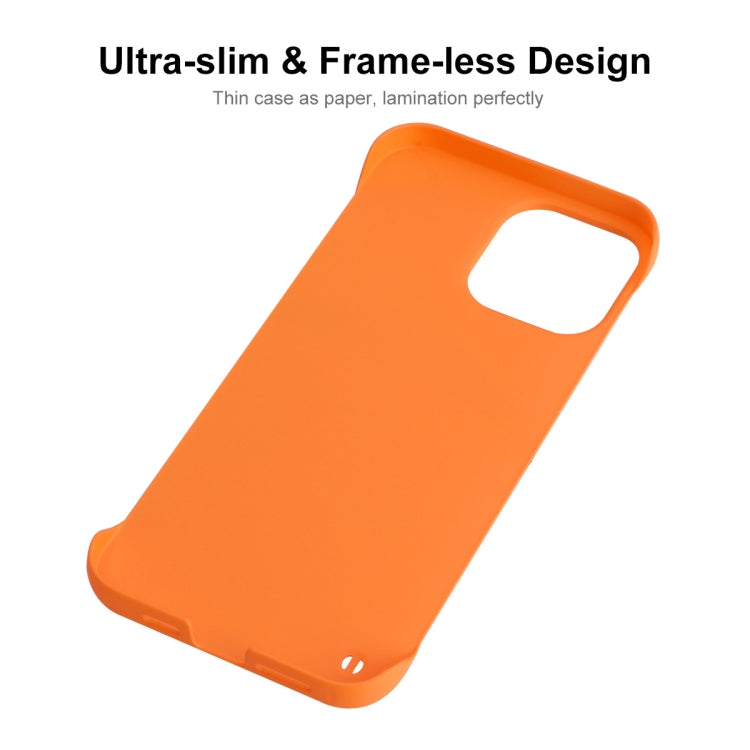 For iPhone 14 Plus ENKAY Matte Frameless PC Phone Case(Orange) - free shipping - PMC Jewellery - Order now!