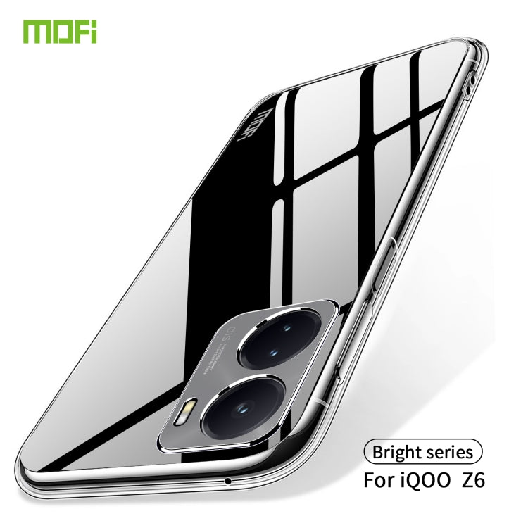 For vivo iQOO Z6 MOFI Ming Series Ultra-thin TPU Phone Case(Transparent) - vivo Cases by MOFI | Online Shopping South Africa | PMC Jewellery