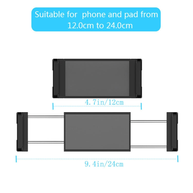 X004 Universal Rotational Adjustable Car Back Seat Mount Tablet Stand Phone Holder - Universal Car Holders by PMC Jewellery | Online Shopping South Africa | PMC Jewellery | Buy Now Pay Later Mobicred