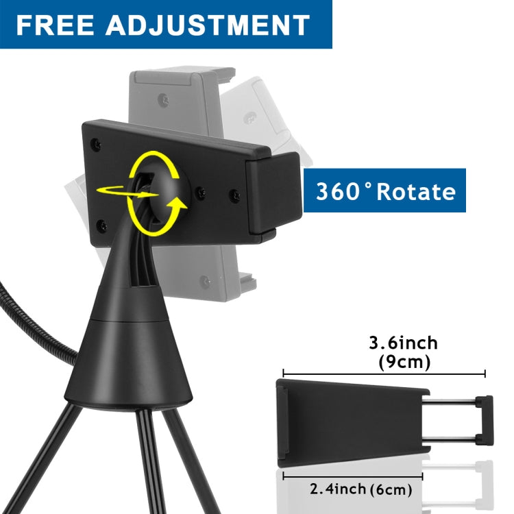 NS-08 LED Dimmable Ring Lamp with Phone Tripod Stand Holder - Ring Light by PMC TechLife | Online Shopping South Africa | PMC TechLife | Buy Now Pay Later Mobicred