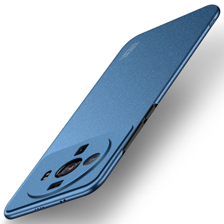 For Xiaomi 12s Ultra MOFI Fandun Series Frosted PC Ultra-thin Phone Case(Blue) - Xiaomi Cases by MOFI | Online Shopping South Africa | PMC Jewellery